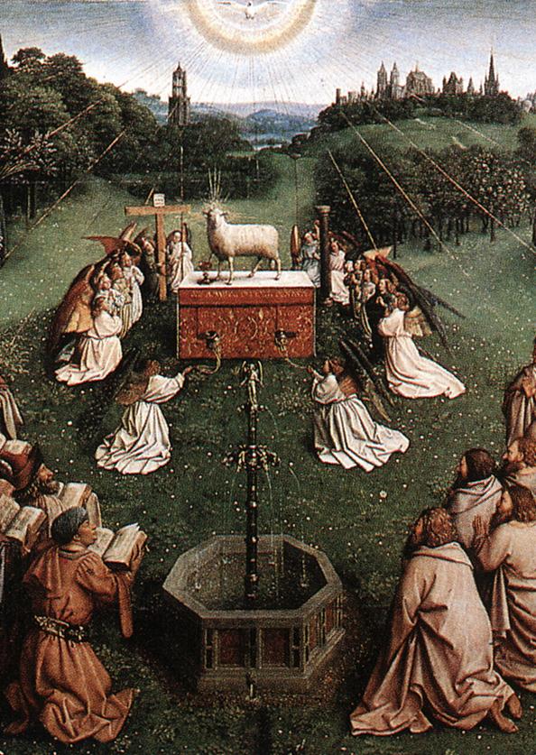 The Ghent Altarpiece Adoration of the Lamb