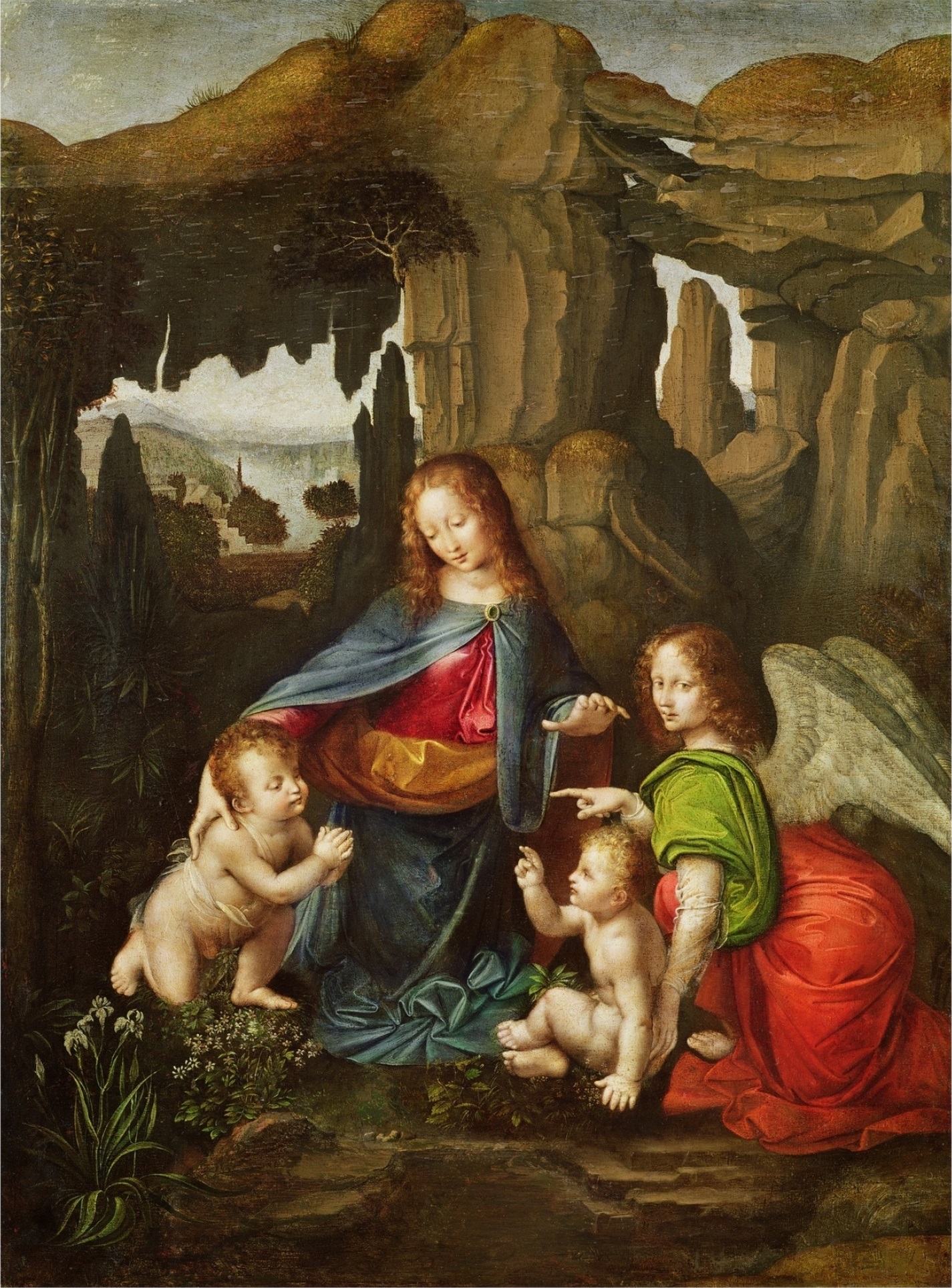 La Vierge aux rochers