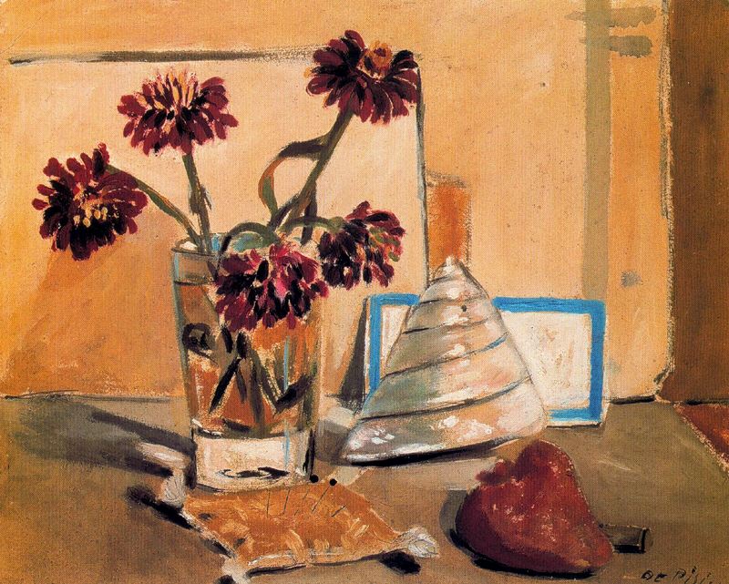 Nature morte à la chaise cannée